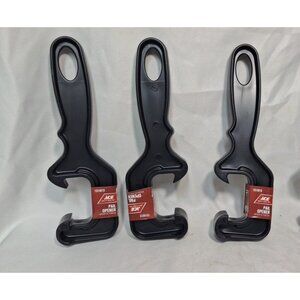 3X ACE  5 Gallon Bucket Lid Opener.  8" Long  Black Plastic   NEW